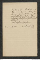 Nachlass Franz Steindachner, Brief von M. Nowicki-Sila an Franz Steindachner (12.06.1881), Inv.Nr. 370.07, Seite 2